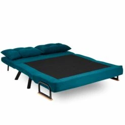 Stijlvolle 2-persoons Slaapbank | Comfort En Design | 100% Metalen Frame | Petrol Green 9 Stijlvolle 2-persoons Slaapbank | Comfort En Design | 100% Metalen Frame | Petrol Green -Emob 859FTN1276 20 204 97db