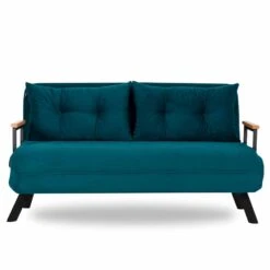 Stijlvolle 2-persoons Slaapbank | Comfort En Design | 100% Metalen Frame | Petrol Green 8 Stijlvolle 2-persoons Slaapbank | Comfort En Design | 100% Metalen Frame | Petrol Green -Emob 859FTN1276 20 205 6ce3