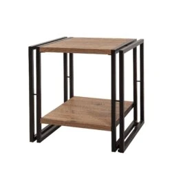 Bijzettafel Sapphire Melamine Gecoat | 2-Tier | Atlantic Pine Zwart 7 Bijzettafel Sapphire Melamine Gecoat | 2-Tier | Atlantic Pine Zwart -Emob 863SPH2804 20 203 2c96