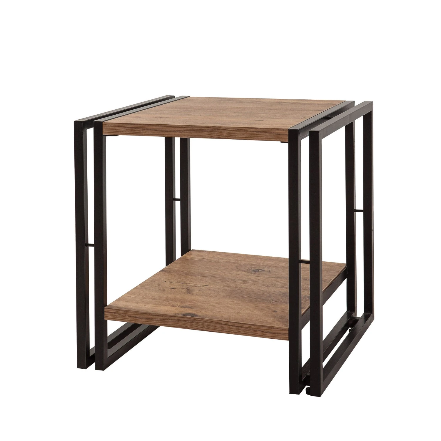 Bijzettafel Sapphire Melamine Gecoat | 2-Tier | Atlantic Pine Zwart 4 Bijzettafel Sapphire Melamine Gecoat | 2-Tier | Atlantic Pine Zwart - Afbeelding 4