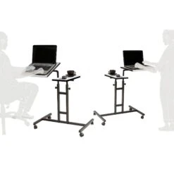 Laptoptafel Sapphire | 45,5 X 67 X 87 Cm | Metalen Frame | Kleur: Wit-Zwart 11 Laptoptafel Sapphire | 45,5 X 67 X 87 Cm | Metalen Frame | Kleur: Wit-Zwart -Emob 863SPH2821 20 202 5017