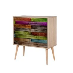 Vella Commode | 100% Gemelamineerd | Sonoma Eik | 80x90x40cm -Emob 863SPH3405 20 203 6adc