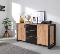 Dressoir Fantine-Atlantische Pijnboom/zwart -Emob 863SPH3907 20 202 5319