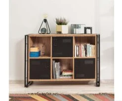 Boekenplank Sapphire | 100% Melamine | Metalen Frame | Atlantic Pine 15 Boekenplank Sapphire | 100% Melamine | Metalen Frame | Atlantic Pine -Emob 863SPH3910 20 202 0490