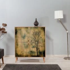 Multifunctionele Kast Vella | MELAMINE | 18mm | Haagbeukenhouten Poten -Emob 863SPH3934 20 202 89c9