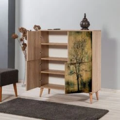 Multifunctionele Kast Vella | MELAMINE | 18mm | Haagbeukenhouten Poten -Emob 863SPH3934 20 203 e2cd