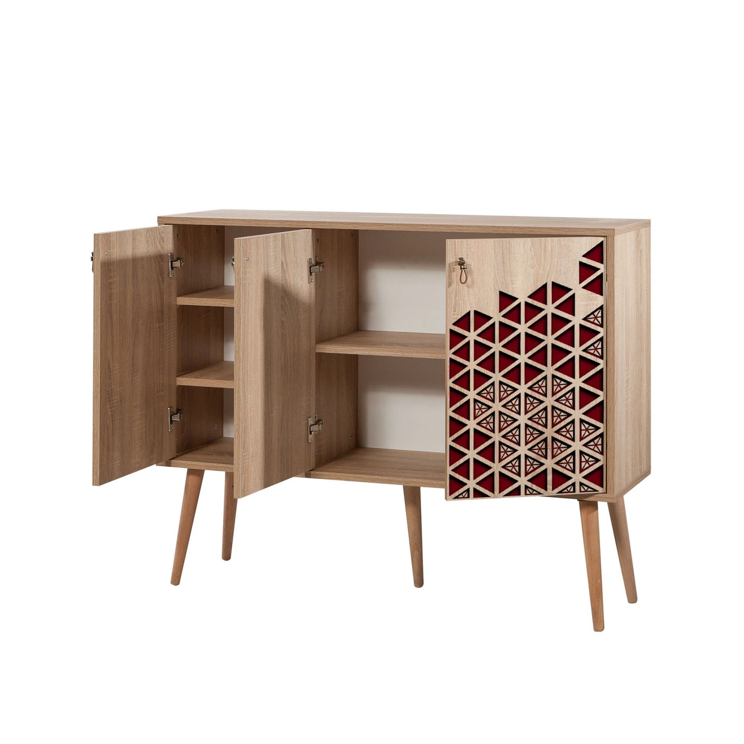 Vella Console | 100% Gemelamineerd | 18 Mm Dikte | Haagbeuken Poten 4 Vella Console | 100% Gemelamineerd | 18 Mm Dikte | Haagbeuken Poten - Afbeelding 4