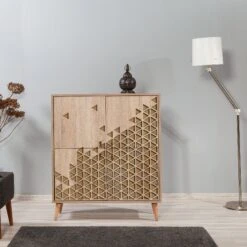 Vella Multifunctionele Kast | Sonoma Eik | 100% Melamine | 18 Mm Dik -Emob 863SPH3943 20 202 239f