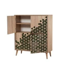 Multifunctionele Kast Vella | 100% Melamine | Haagbeukenhouten Poten | Metalen En Touwgrepen | Sonoma Eik 10 Multifunctionele Kast Vella | 100% Melamine | Haagbeukenhouten Poten | Metalen En Touwgrepen | Sonoma Eik -Emob 863SPH3944 20 206 3c74