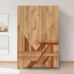 Garderobekast Vella - 18mm Melamine Coating - Atlantic Pine