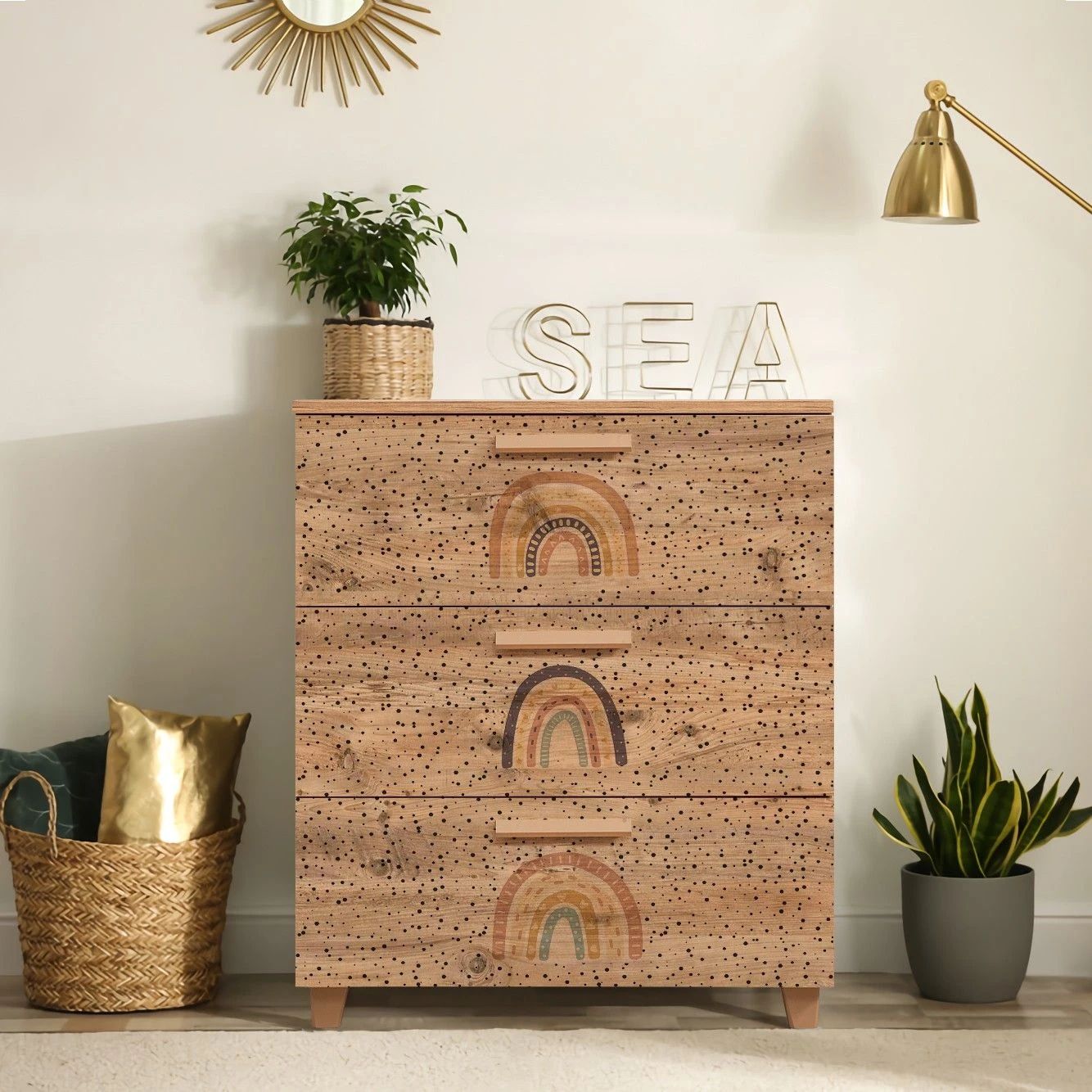 Vella Ladekast | Atlantisch Grenen | 18 Mm Dik 1 Vella Ladekast | Atlantisch Grenen | 18 Mm Dik