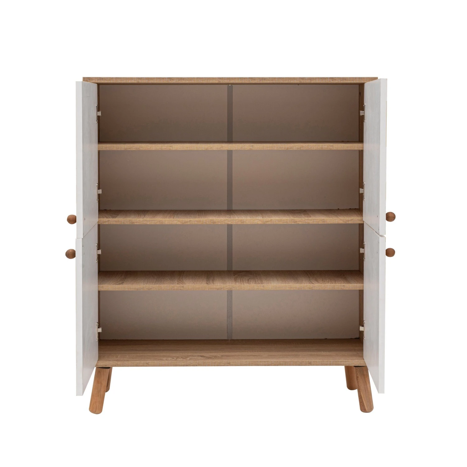 Vella Multifunctionele Kast | 100% Melamine | UV-gecoat | 95x111x36 Cm 5 Vella Multifunctionele Kast | 100% Melamine | UV-gecoat | 95x111x36 Cm - Afbeelding 5