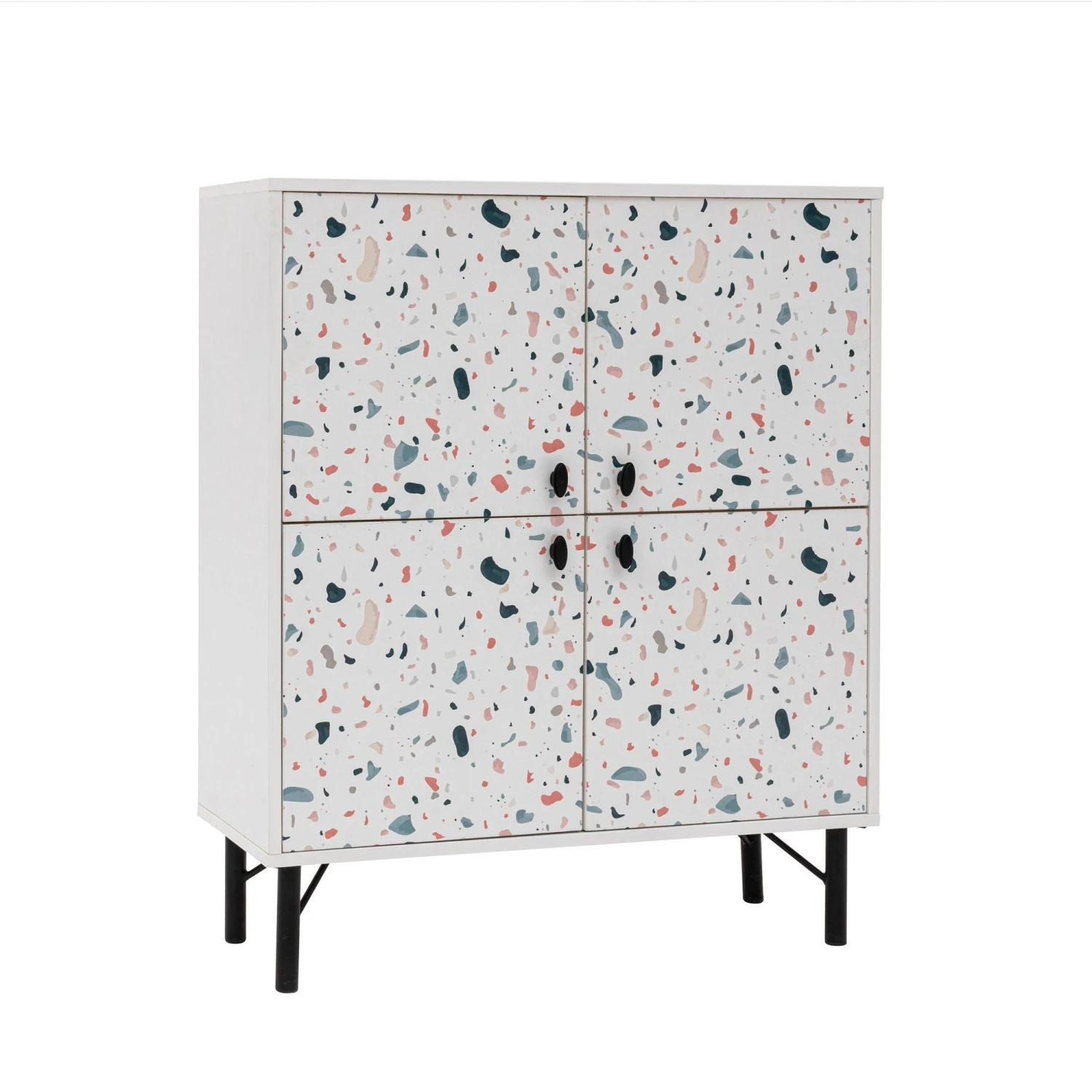 Multifunctionele Kast Vella | 100% Melamine | Metalen Poten | UV-coating 4 Multifunctionele Kast Vella | 100% Melamine | Metalen Poten | UV-coating - Afbeelding 4