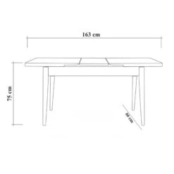 Vella Eettafel | 100% Melamine | 18 Mm Dikte | Haagbeuken Poten | Wit 14 Vella Eettafel | 100% Melamine | 18 Mm Dikte | Haagbeuken Poten | Wit -Emob 869VEL5154 20 205 64b6