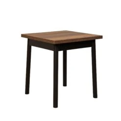 Vella Eettafel | 100% Melamine | 70x77x70cm | Zwart