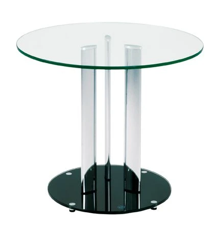 Bijzettafel Roano - Glas/zwart 1 Bijzettafel Roano - Glas/zwart