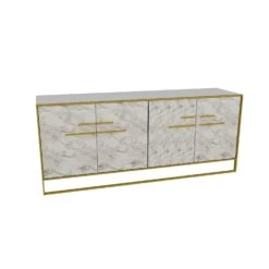 Dressoir Lucé-wit Marmer/goud -Emob 875ZNA3512 20 203 10cd