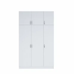 Locelso Garderobekast | 100% Gemelamineerd | Wit -Emob 893RAN1415 20 208 9de5