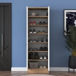 Locelso Garderobekast | 18mm Dikte | Notelaar Wit 16 Locelso Garderobekast | 18mm Dikte | Notelaar Wit -Emob 893RAN4553 20 203 32b7