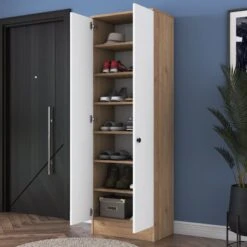 Locelso Garderobekast | 18mm Dikte | Notelaar Wit 15 Locelso Garderobekast | 18mm Dikte | Notelaar Wit -Emob 893RAN4553 20 204 ac04