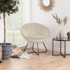 Fauteuil Cezar - Zand/zwart