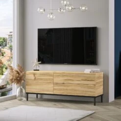 Yardley TV-meubel | 120 Cm Breedte | Eiken Zwart 13 Yardley TV-meubel | 120 Cm Breedte | Eiken Zwart -Emob 921YRD1109 20 202 d864