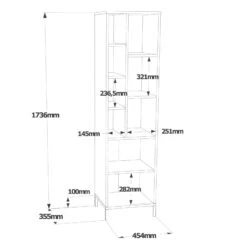 Locelso Multifunctionele Kast Wit Melamine 18 Mm Dik Metalen Frame 9 Locelso Multifunctionele Kast Wit Melamine 18 Mm Dik Metalen Frame -Emob 956LCS1580 20 207 5a16