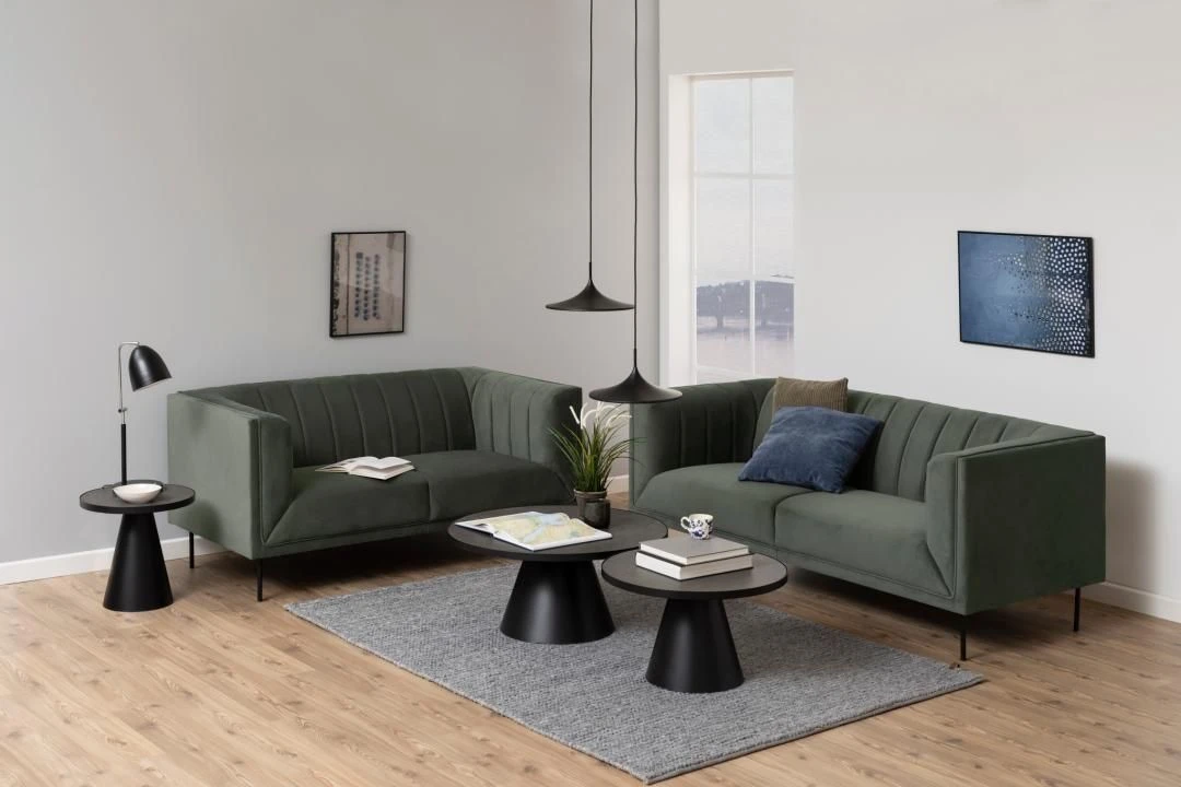 Salontafel Sarina ø45cm - Zwart 12 Salontafel Sarina ø45cm - Zwart - Afbeelding 12