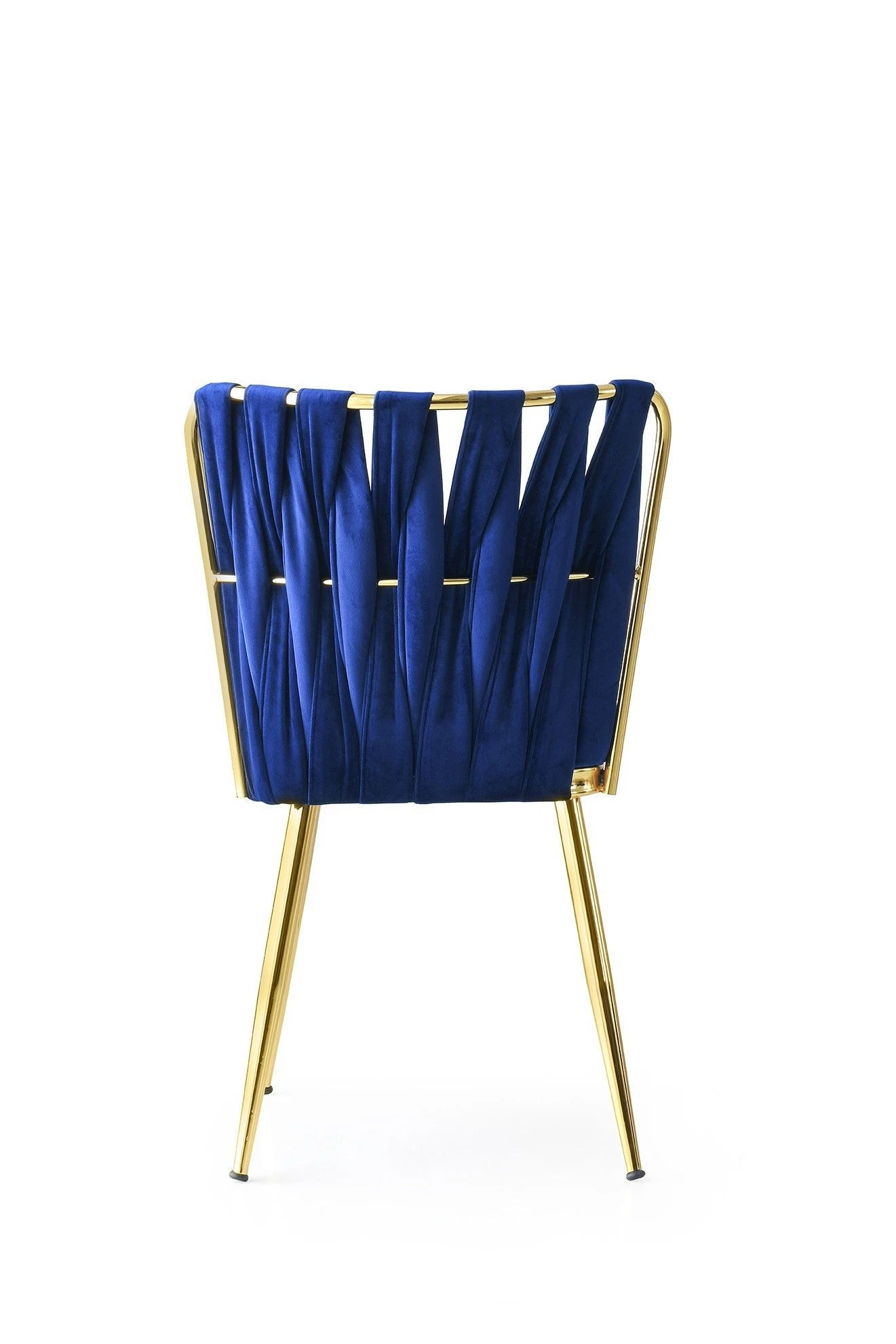 Stijlvolle En Comfortabele Stoelenset - Goud Marineblauw 5 Stijlvolle En Comfortabele Stoelenset - Goud Marineblauw - Afbeelding 5