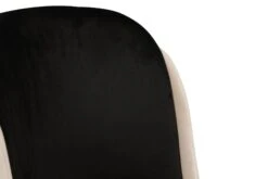 Vella Stoel Set (4delig) | Metalen Frame | Fluwelen Stof | Zwart Crème -Emob 974NMB1213 20 209 90c7