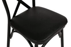 Vella Stoel Set | 4 Stuks | Melamine Gecoat | Metalen Poten | 42x81x40cm -Emob 974NMB1215 20 208 1c2d