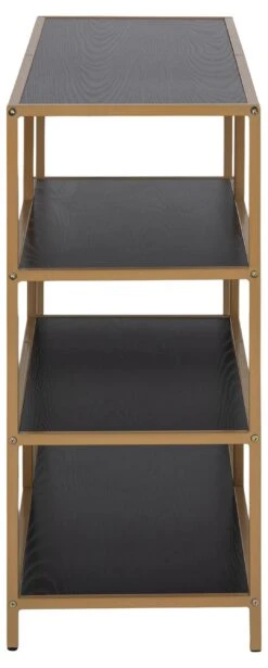 Rek Dover 114cm 3 Legplanken - Goud/zwart -Emob 99FD3152 ED66 48AA BDE3 B2FAD4193665 29cc