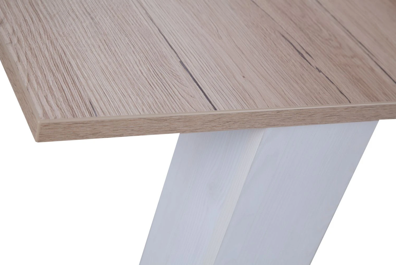 Eettafel Armando 160-200 X 90 - Eik/wit 3 Eettafel Armando 160-200 X 90 - Eik/wit - Afbeelding 3