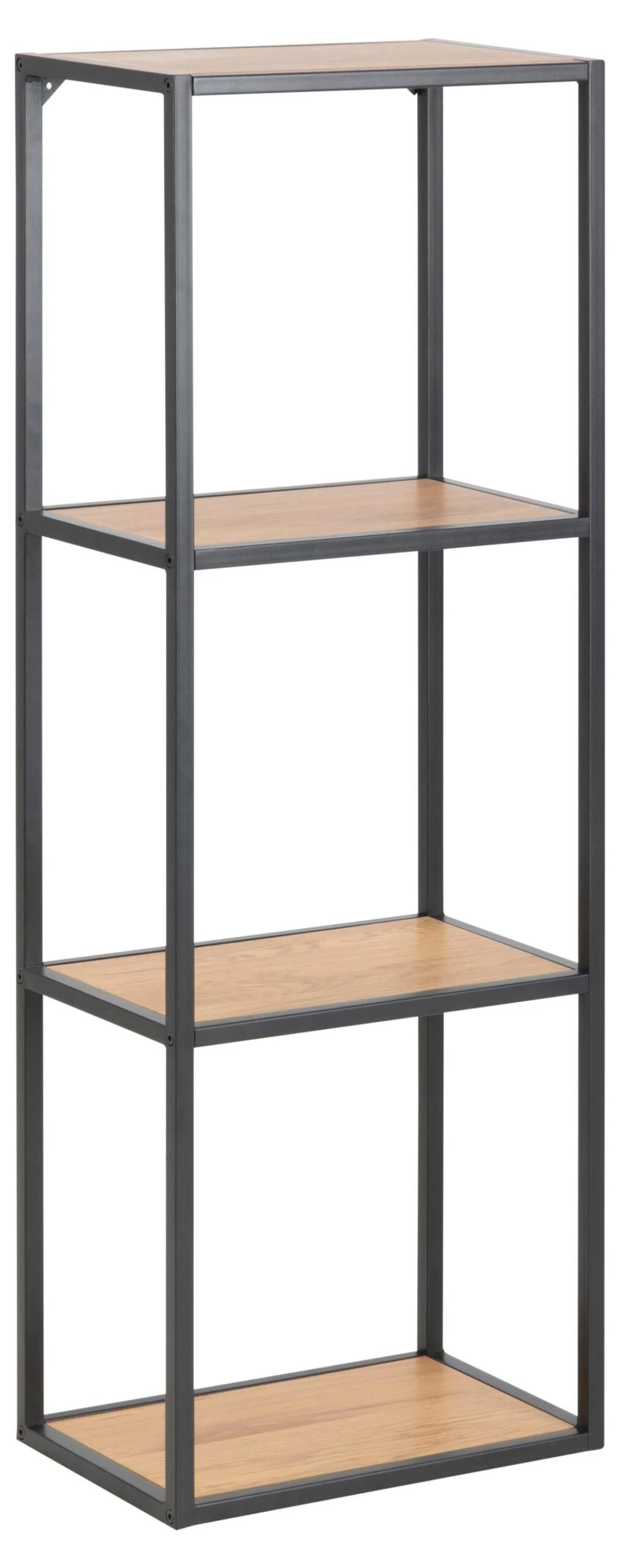 Wandrek Dover 37cm - Zwart/wilde Eik 4 Wandrek Dover 37cm - Zwart/wilde Eik - Afbeelding 4