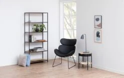 Wandrek Dover 77cm 4 Legplanken - Zwart/wilde Eik -Emob AC2DB5D0 6E65 4888 A947 9612C2FC1F96 c893