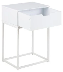 Nachtkastje Mistra 1 Lade - Wit 16 Nachtkastje Mistra 1 Lade - Wit -Emob AF652F52 249A 4085 B447 657EAD208D8E b264