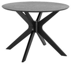 Eettafel Laurence ø105cm - Zwart