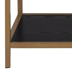 Rek Dover 114cm 3 Legplanken - Goud/zwart -Emob C8B12278 AD35 40DD B0BB C7CE11D98449 278e