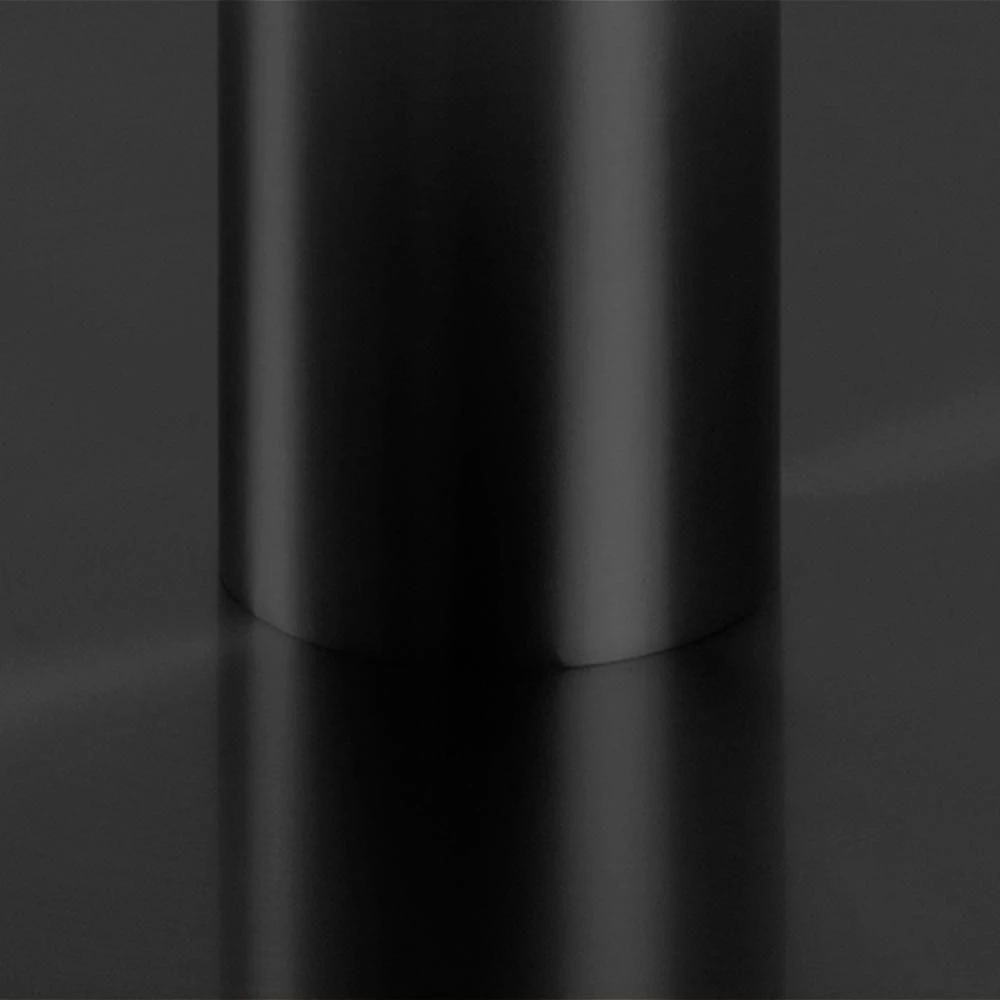 Ronde Eettafel Carlos ø105cm - Wit Marmer/zwart 4 Ronde Eettafel Carlos ø105cm - Wit Marmer/zwart - Afbeelding 4