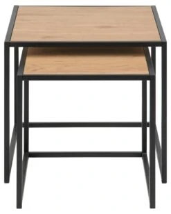 Set Van 2 Bijzettafeltjes Seaford - Zwart/wilde Eik 10 Set Van 2 Bijzettafeltjes Seaford - Zwart/wilde Eik -Emob DBA9092F CCDB 42FD 9DFF 9FCC6C5809B3 08e8