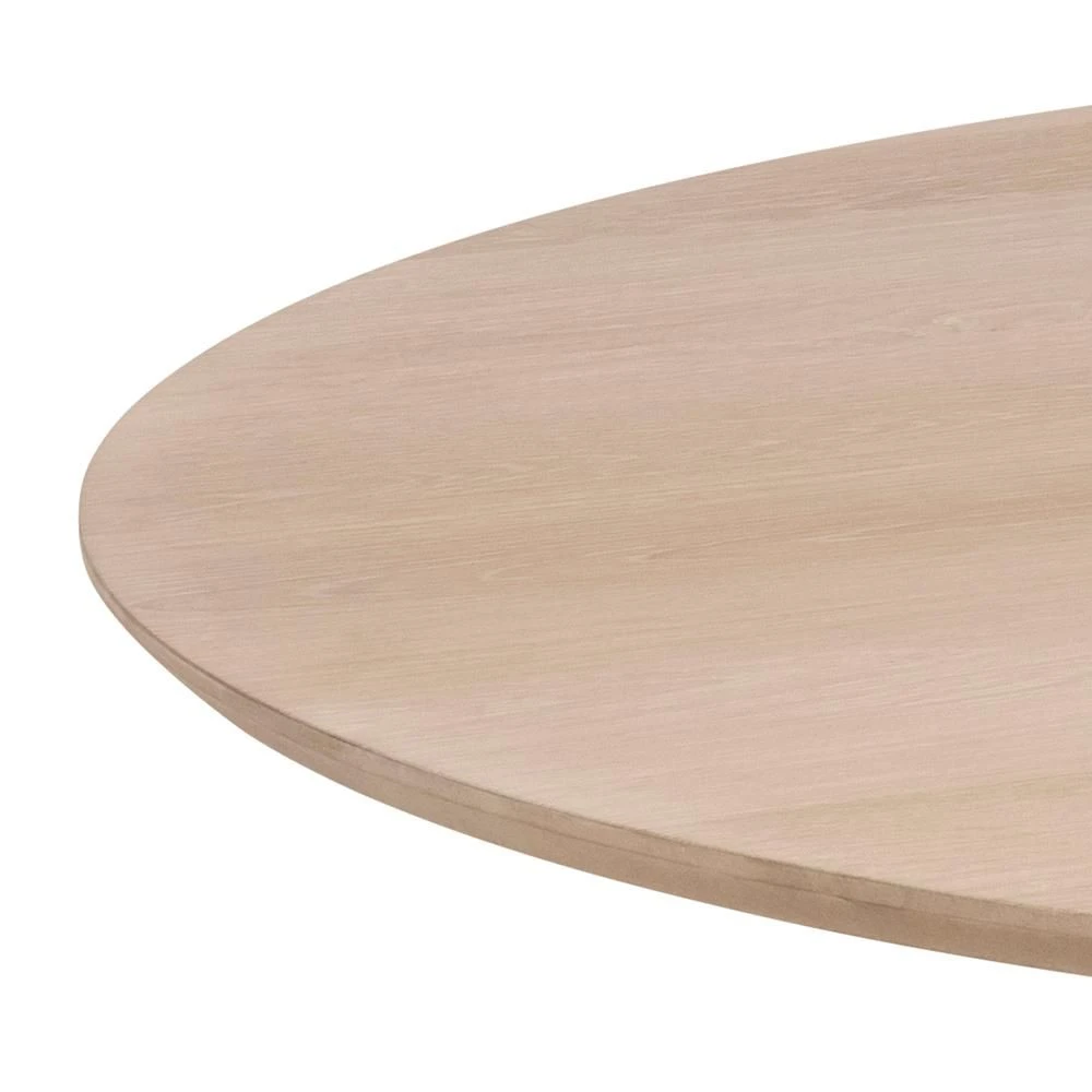 Ronde Eettafel Krishna - Wit Eikenfineer, Ø120x75 Cm 7 Ronde Eettafel Krishna - Wit Eikenfineer, Ø120x75 Cm - Afbeelding 7