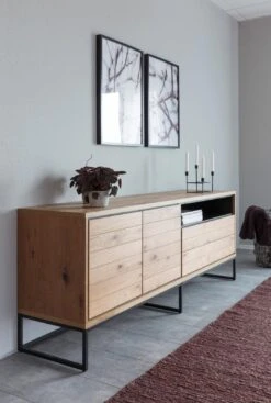 Dressoir Delaro 198cm, 2 Deuren & 2 Lades - Massief Eikenhout 13 Dressoir Delaro 198cm, 2 Deuren & 2 Lades - Massief Eikenhout -Emob E1343376 9FD4 4F5D 8B4C 5931A60F6B8A 1225