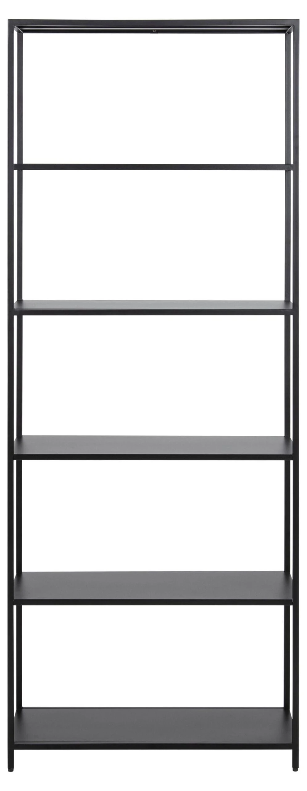 Boekenkast Nebas 69,5cm 5 Legplanken - Mat Zwart 8 Boekenkast Nebas 69,5cm 5 Legplanken - Mat Zwart - Afbeelding 8