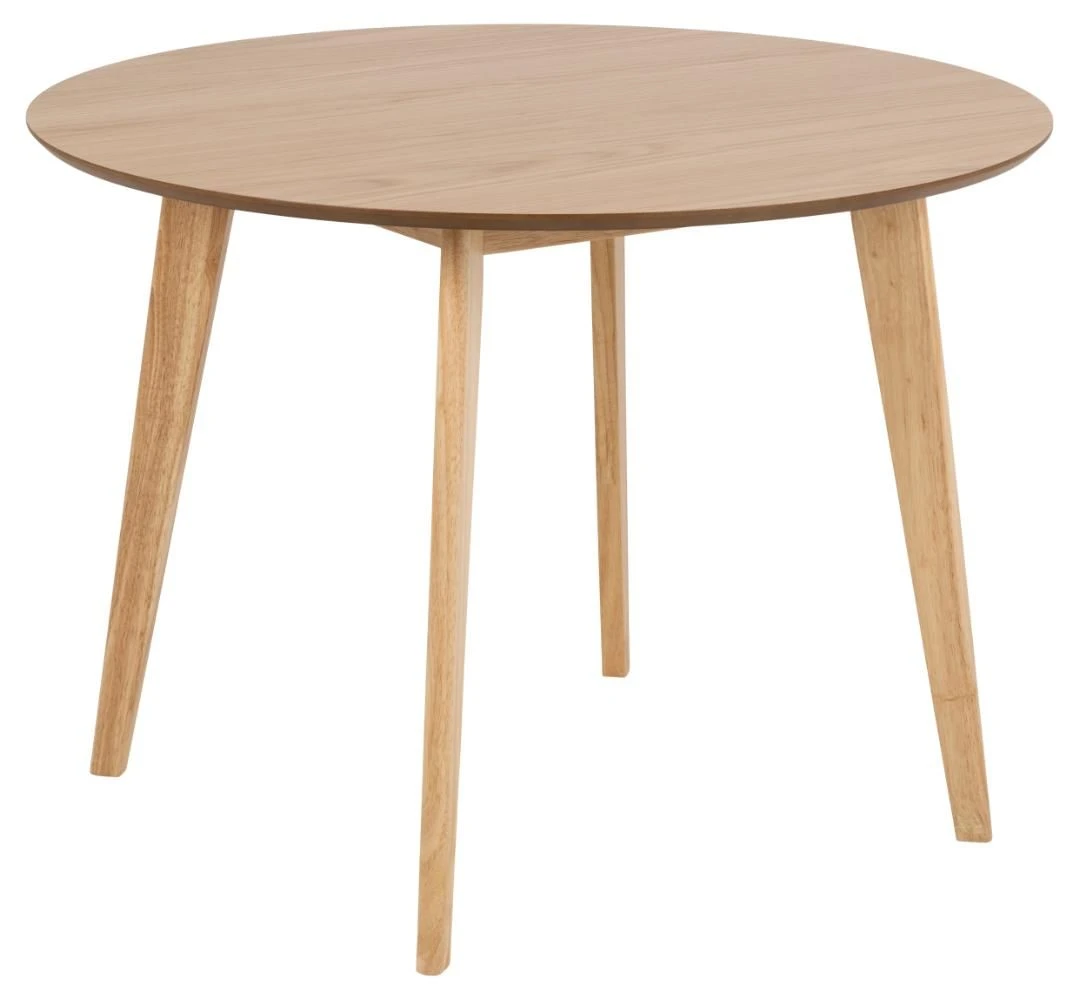 Eettafel Roxby Ø105 Cm - Eik 1 Eettafel Roxby Ø105 Cm - Eik