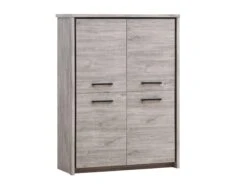 Buffetkast Sela 120cm, 4 Deuren - Grijze Eik 5 Buffetkast Sela 120cm, 4 Deuren - Grijze Eik -Emob Elias bar ab1c