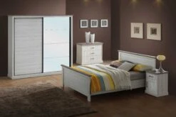 Bed Emily 160x200 -Emob Ella schuifdeurkamer 10b7