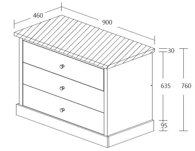 Commode Hannelore 3 Commode Hannelore - Afbeelding 3