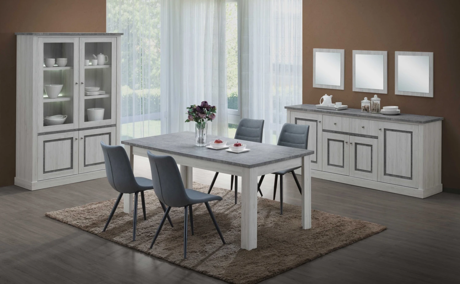 Eettafel Hannelore - 170 Cm 2 Eettafel Hannelore - 170 Cm - Afbeelding 2