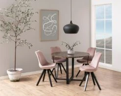 Eettafel Amanda Ø110 - Bruin Marmer/zwart 14 Eettafel Amanda Ø110 - Bruin Marmer/zwart -Emob F5405235 B321 4A70 9BC1 E516CEA74BD0 a774