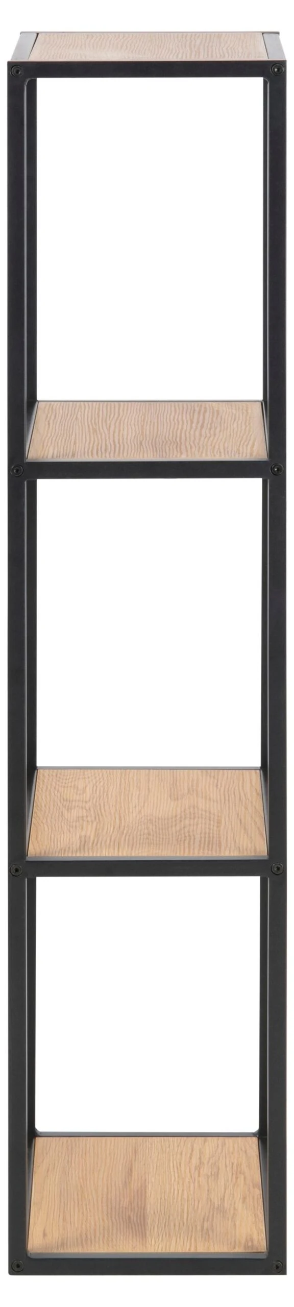 Wandrek Dover 37cm - Zwart/wilde Eik 2 Wandrek Dover 37cm - Zwart/wilde Eik - Afbeelding 2